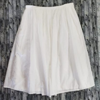 No Brand micro pleated white skirt
